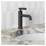 Swiss Madison Avallon Single-Handle Single-Hole Bathroom Faucet in Matte Black  Customer Returns See Pictures