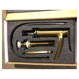 Phiestina Single Handle Waterfall Faucet for Bathroom Sink in Brushed Gold Finish   Customer Returns See Pictures