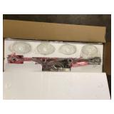 Home Decorators Collection Tustna 4-Light Brushed Nickel Bathroom Vanity Light with Opal Glass Shades  Customer Returns See Pictures