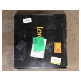 1-Spray Patterns with 2.5 GPM 16in. Ceiling Mount and Wall Mount Rain Fixed Shower Head in Brushed Nickel   Customer Returns See Pictures