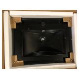 Swiss Madison 24 in. W x 18.5 in. D Ceramic Vanity Top in Matte Black  Customer Returns See Pictures