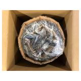 Home Decorators Collection Kristella 1-Light Black Crystal Pendant Light   Customer Returns See Pictures