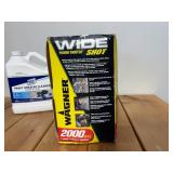New Wagner Wide Shot Power Spray Painter with 2000psi & Up to 12" Width and 1 Gallon Klean Strip Paint Sprayer Cleaner