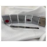 6 Vintage to 1950 Zippo Lighters *1961, 1973, 1950-1957, Slim 1959 Rex Industries, 1979 & 1970