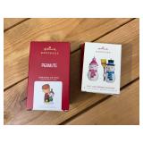 6 New in Box Hallmark Ornaments Star Wars, Peanuts, Rick & Morty, The Nightmare Before Christmas