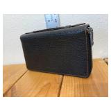 New with Tags Authentic Coach Travel Organizer Clutch Black Leather - Professional Setting Item