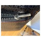 New with Tags Authentic Coach Travel Organizer Clutch Black Leather - Professional Setting Item