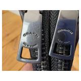 New with Tags Authentic Coach Travel Organizer Clutch Black Leather - Professional Setting Item