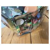 General Store Cookie Jar Filled With 100+ MCM, Vintage and Retro Smalls; Advertising and Other Fun Random Items - Lighters, Buttons, Keychains, Tape measure, etc