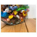 Vintage General Store Candy Jar Filled With 100+ Small Toys from 1950