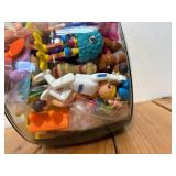 Vintage General Store Candy Jar Filled With 100+ Small Toys from 1950