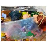 Vintage General Store Candy Jar Filled With 100+ Small Toys from 1950