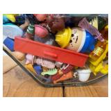 Vintage General Store Candy Jar Filled With 100+ Small Toys from 1950