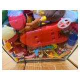 Vintage General Store Candy Jar Filled With 100+ Small Toys from 1950