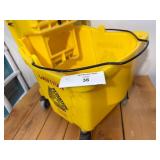 Like New - Rubbermade Mop Bucket on Wheels