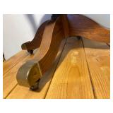 With Oak Legal Chair That Came out of the Wilkin Cty Court House, Amazing Cast Iron Fixtures Under the Chair