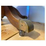 With Oak Legal Chair That Came out of the Wilkin Cty Court House, Amazing Cast Iron Fixtures Under the Chair