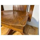 With Oak Legal Chair That Came out of the Wilkin Cty Court House, Amazing Cast Iron Fixtures Under the Chair