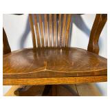 With Oak Legal Chair That Came out of the Wilkin Cty Court House, Amazing Cast Iron Fixtures Under the Chair