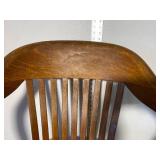 With Oak Legal Chair That Came out of the Wilkin Cty Court House, Amazing Cast Iron Fixtures Under the Chair