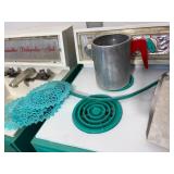 Susie Homemaker Oven and Dish Washer (Reported Working) Plus Vintage Dishware