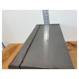 Vintage MCM Grey Metal Craftsmen Toolbox with Metal removable Tray