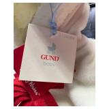 7 New Gund Christmas Coats Sized 3 to 12 months (3) Snowmen, (2) Santa & (2) Reindeer