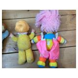 9 Assorted Dolls from 1960