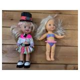 9 Assorted Dolls from 1960