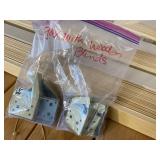 3 Like New 45" Wood Slat Blinds - 2" Wide - Very Nice Condition - Pale Tan Color