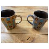 Bodum Stainless Steel French Press and 2 Stoneware Mugs