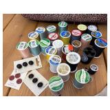 Transport Sewing Machine Case on Rollers, Spools of Thread, 4 New Canvas