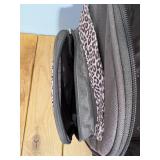 Transport Sewing Machine Case on Rollers, Spools of Thread, 4 New Canvas