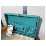 Vintage Teal National Sewing Case