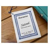 Vintage Teal National Sewing Case