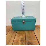 Vintage Teal National Sewing Case