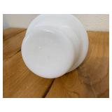 5 Assorted Milk Glass Containers