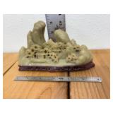 Vintage Oriental Soap Stone Sculpture