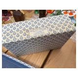 Vintage MCM Large Tin Lithograph Doll House 27"x16"x13" Amazing Condition 30+ Lundby 70