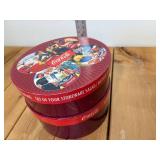 Vintage 4 pc Set Mugs & 4 PC Set Plates Matching Set Coca-Cola Fall Sakura Stoneware Sets