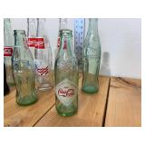 9 Vintage Assorted Coke Bottles (3) Celebrate the Century Mount Rushmore, (1) Crazy Horse