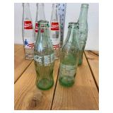 9 Vintage Assorted Coke Bottles (3) Celebrate the Century Mount Rushmore, (1) Crazy Horse