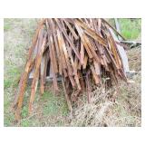 Large pile of metal sign/fence post...