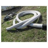 Large roll of 6in plastic drain pip...