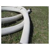 Large roll of 6in plastic drain pip...