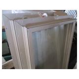 Set of (2) Jeld-Wen vinyl fixed win...