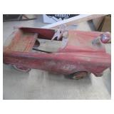 Vintage Fire Chief flat-faced metal...