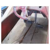 Vintage Fire Chief flat-faced metal...