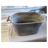 Large copper laundry wash basin...