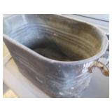 Large copper laundry wash basin...